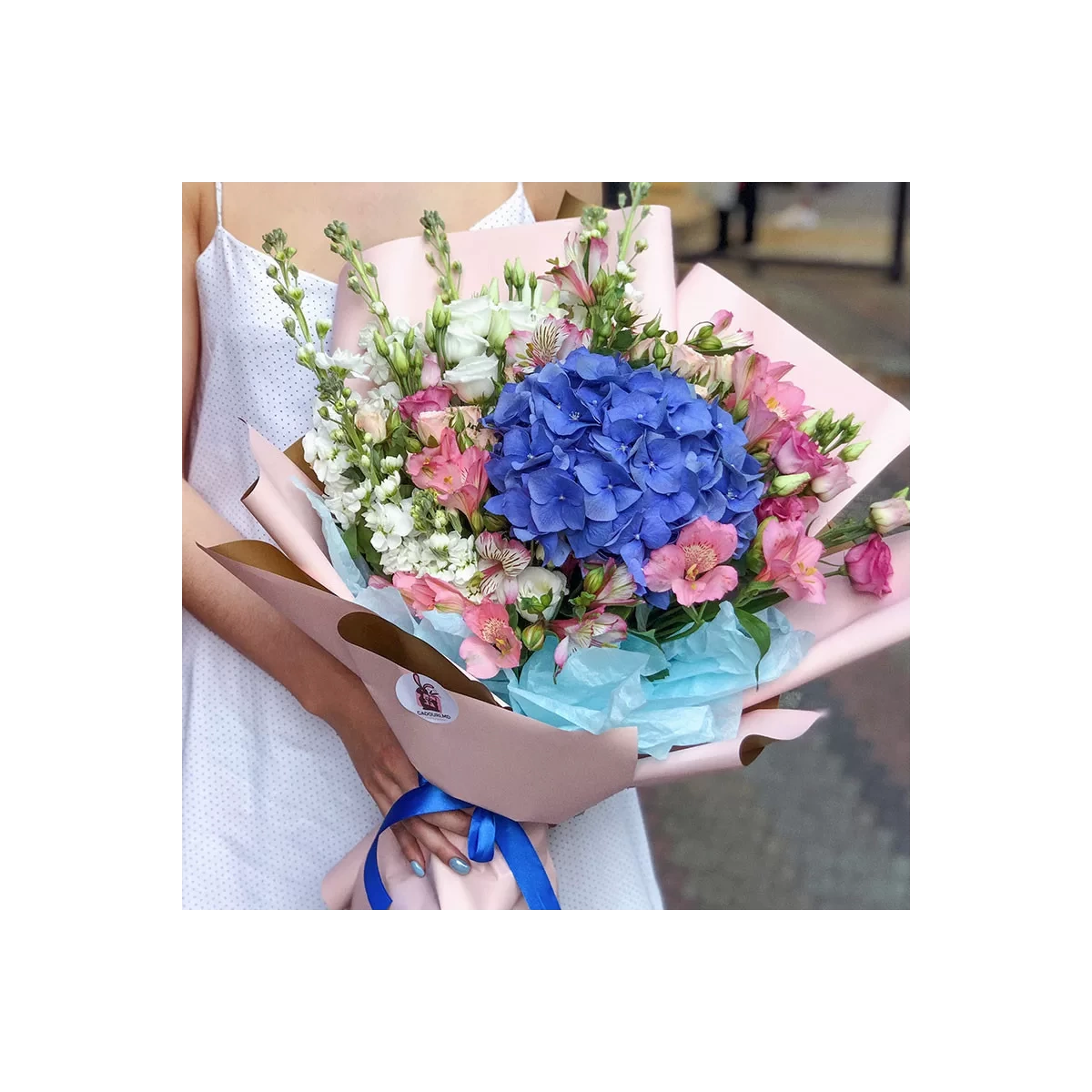 Bouquet with Blue Hydrangea
