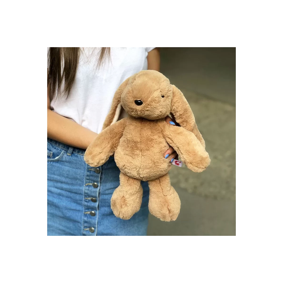 Buy plush brown hare toy with delivery Chisinau, Moldova