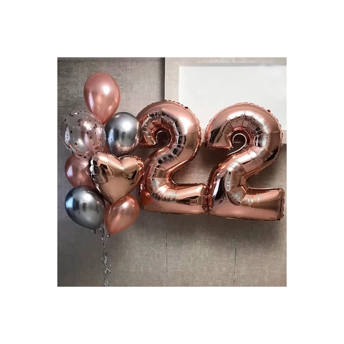 Balloons Rose Gold