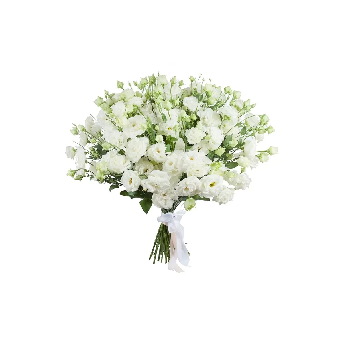 Buy bouquet of white eustomas with delivery Chisinau, Moldova