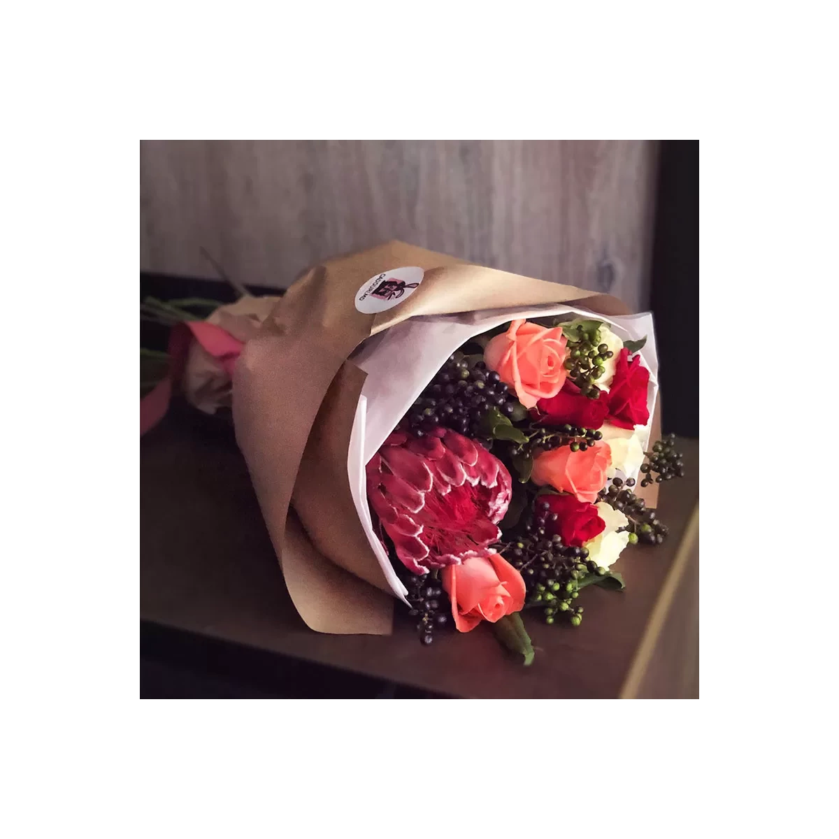 Bouquet with Protea