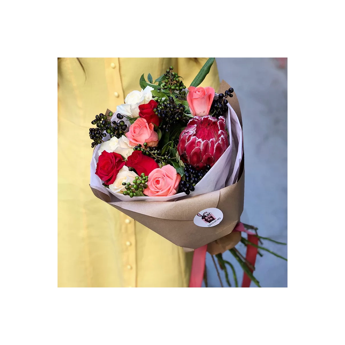Bouquet with Protea