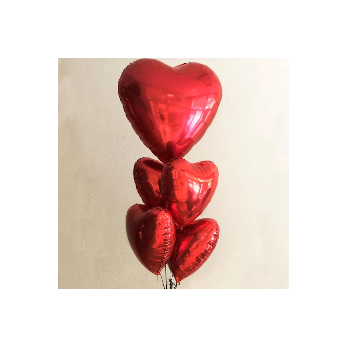 Balloon big red heart photo