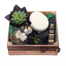 Gift box for men with shower products photo