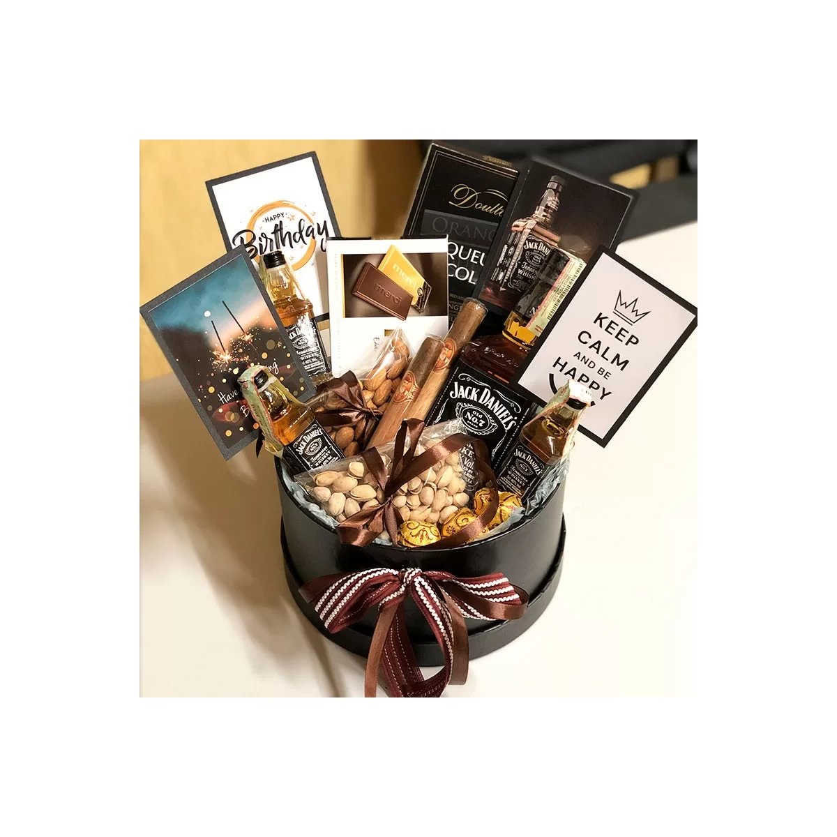 Gift box with Jack Daniels photo