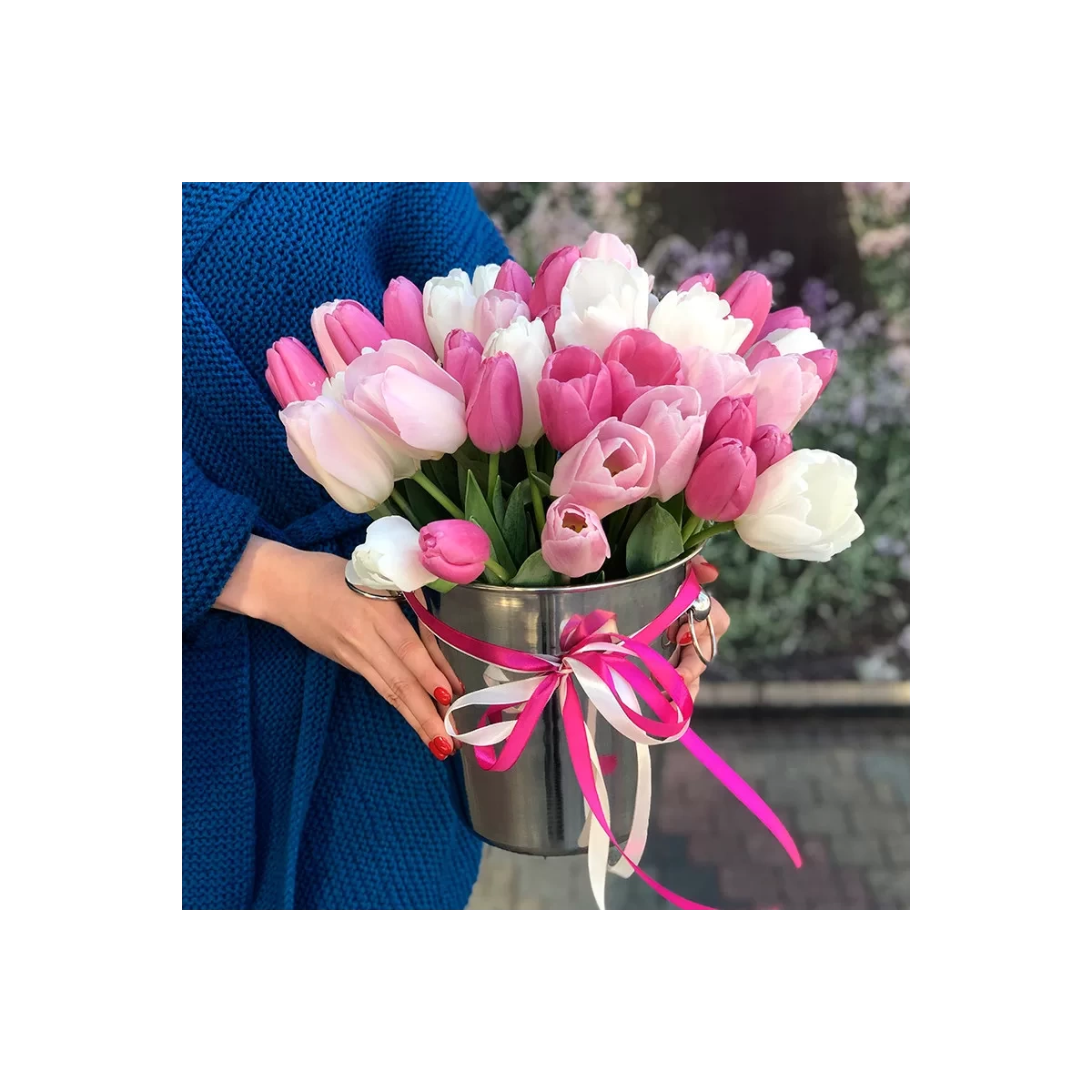 Bucket of Tulips