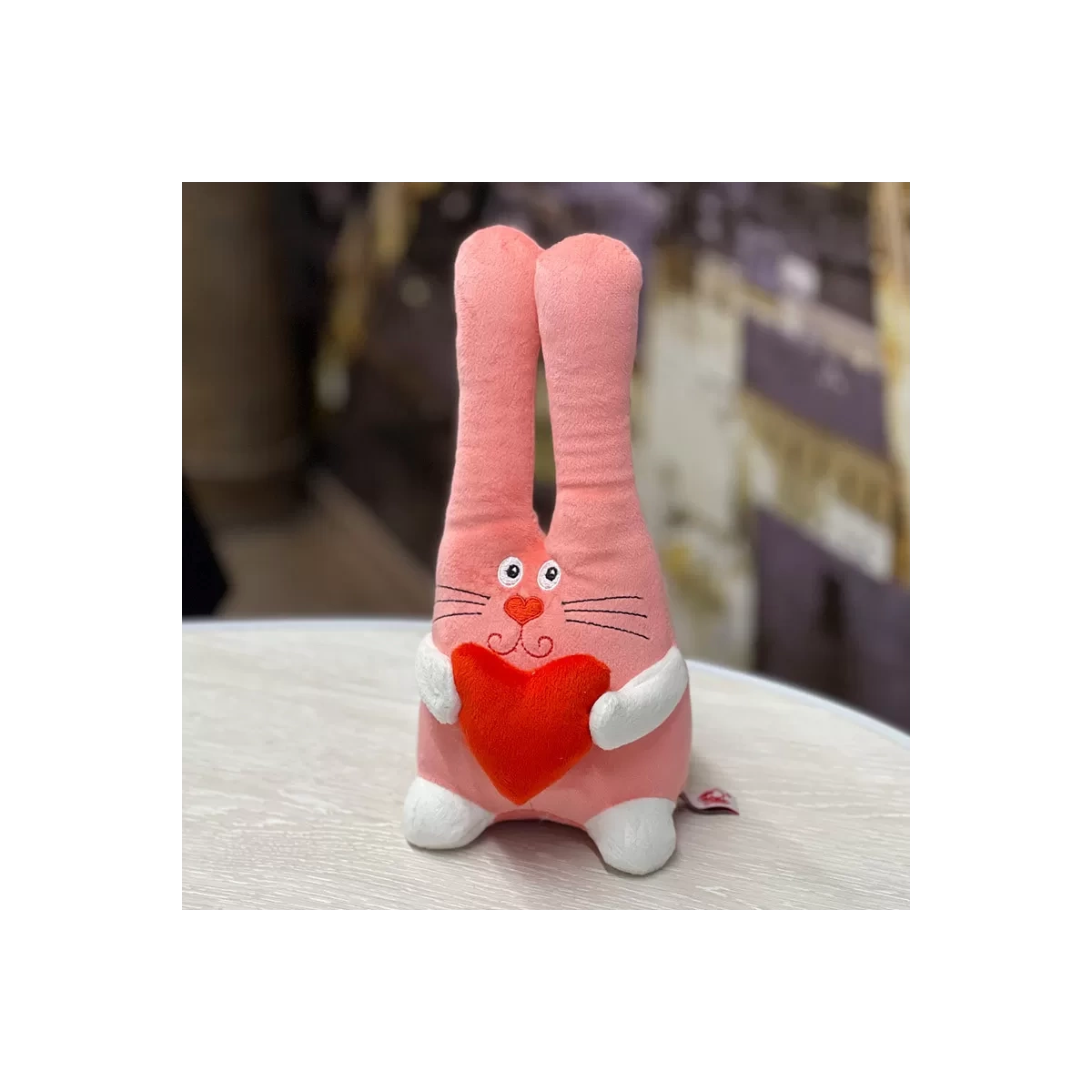 Pink Rabbit with Heart