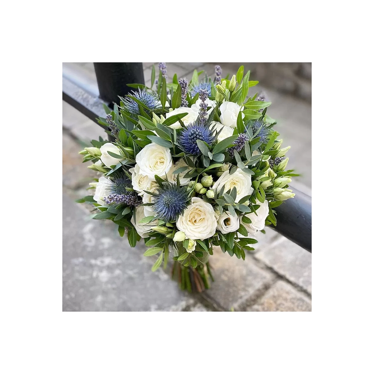 Bridal Bouquet with Eringium