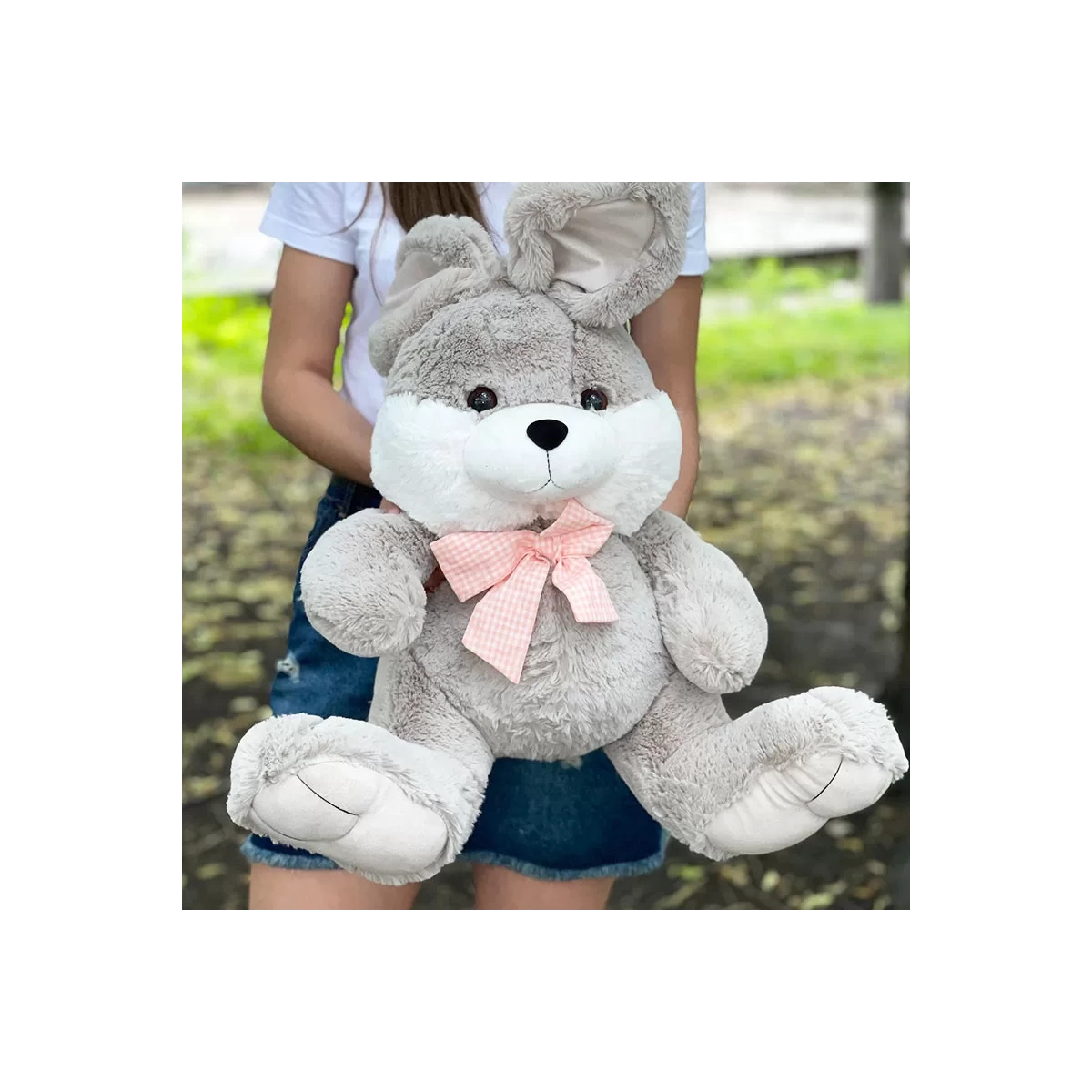 Awesome Rabbit (Grey) - 40 cm