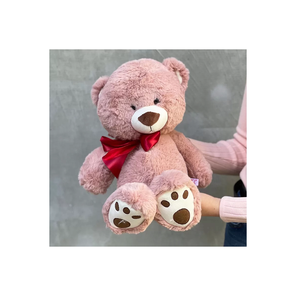 Mika Teddy Bear - Dusty Pink