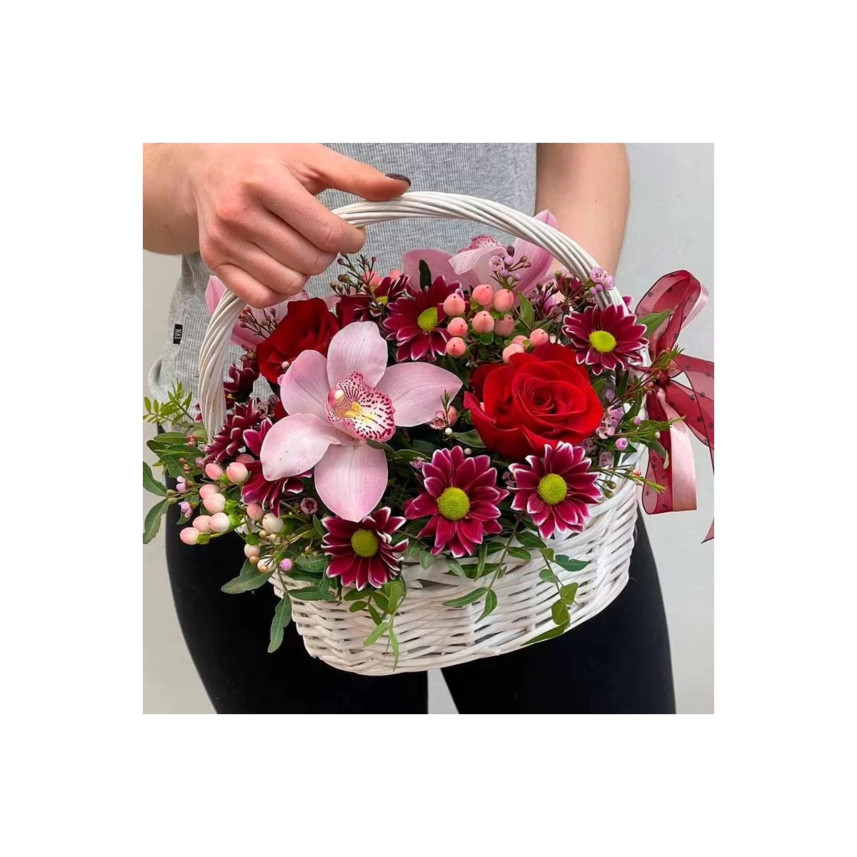 Flower Basket "Strawberry Fairy""