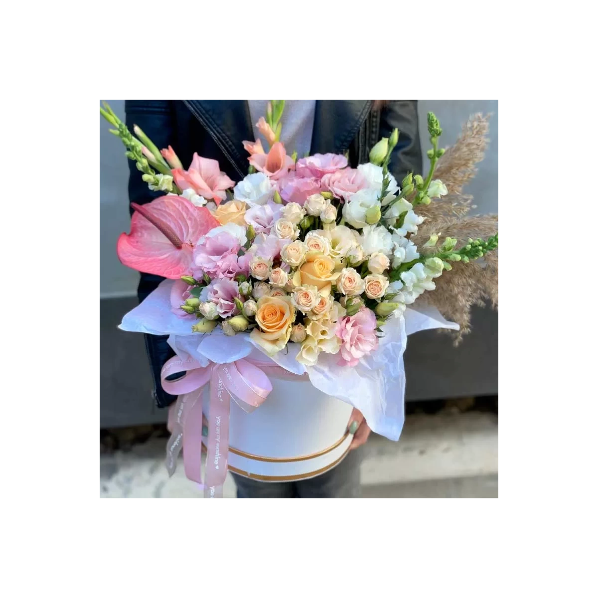 Flowers in a Box "Girl with Peaches"