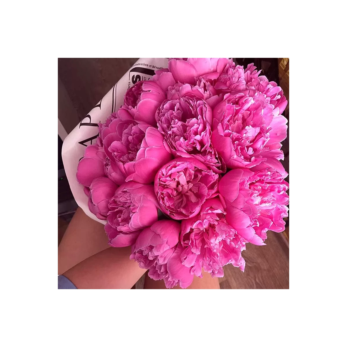 Bouquet of Peonies Fuchsia