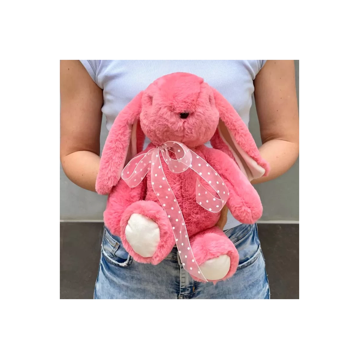 Lop-eared Rabbit - Bright Pink