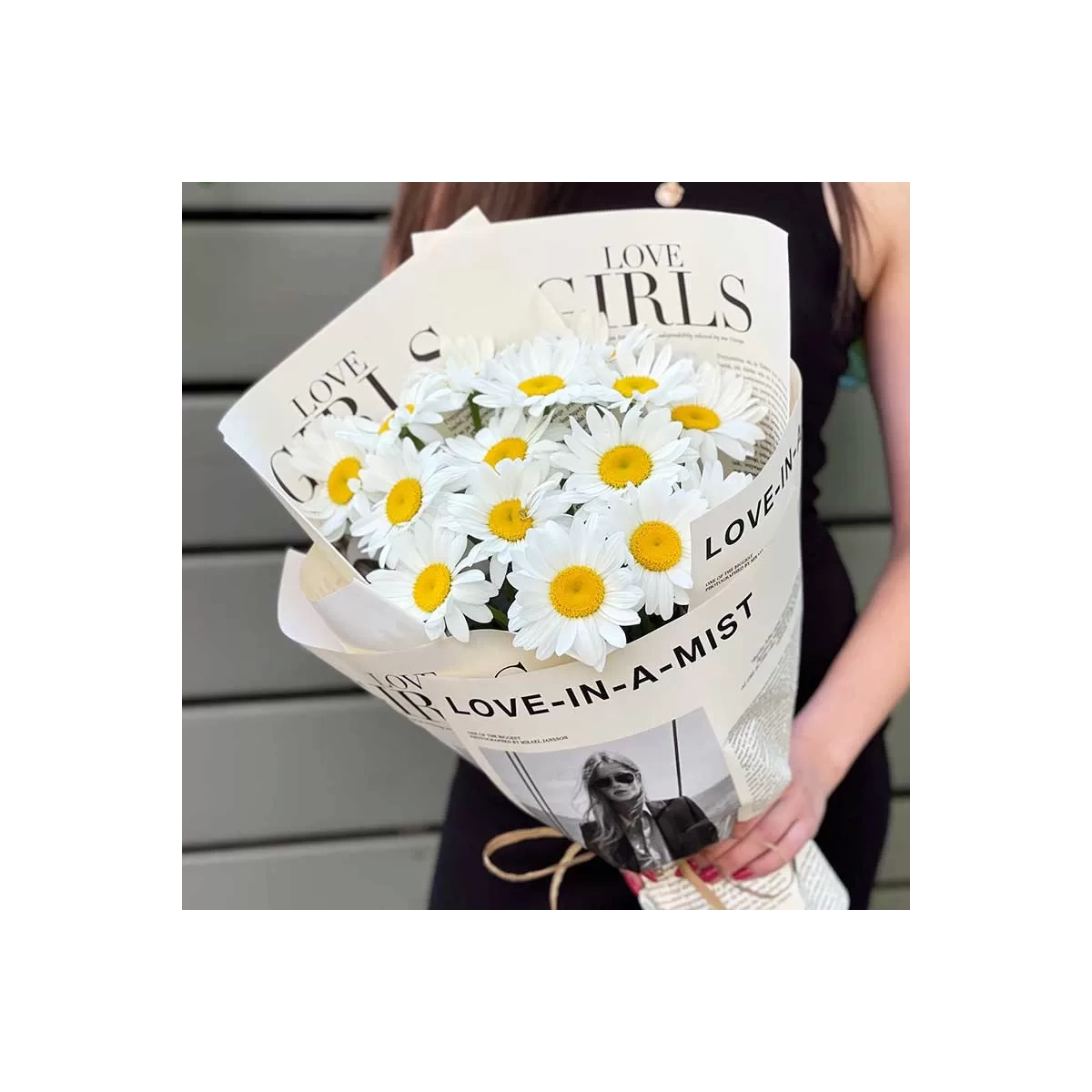 Daisies in the Newspaper