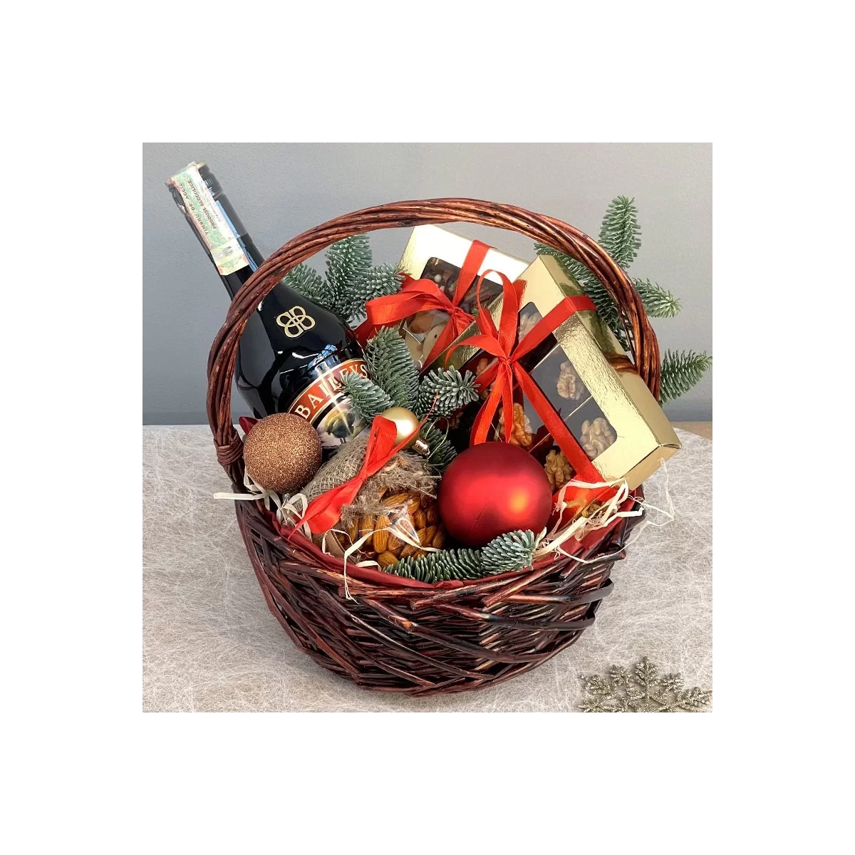 Gift Basket with Baileys