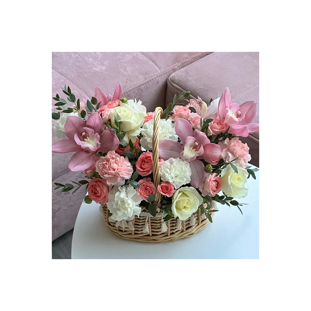 Flower Basket "Pink Breath"