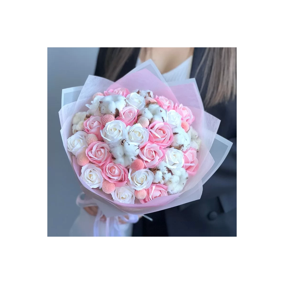 Delicate Bouquet of Soap Flowers