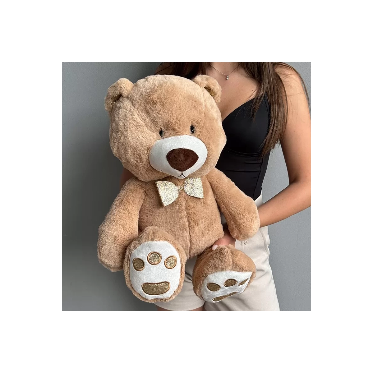 Bear Tishka Beige - 56 cm