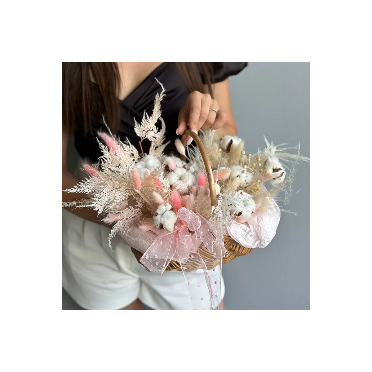 Basket of Dried Flowers