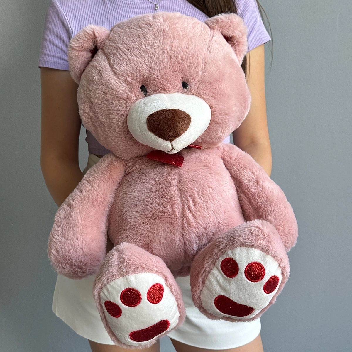 Bear Tishka Dusty Pink - 56 cm