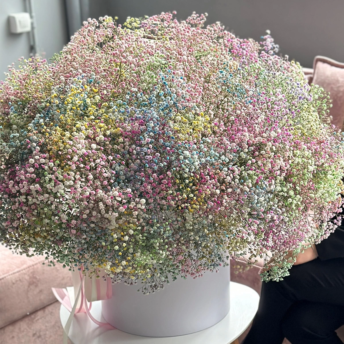 Huge Box of Colorful Gypsophila