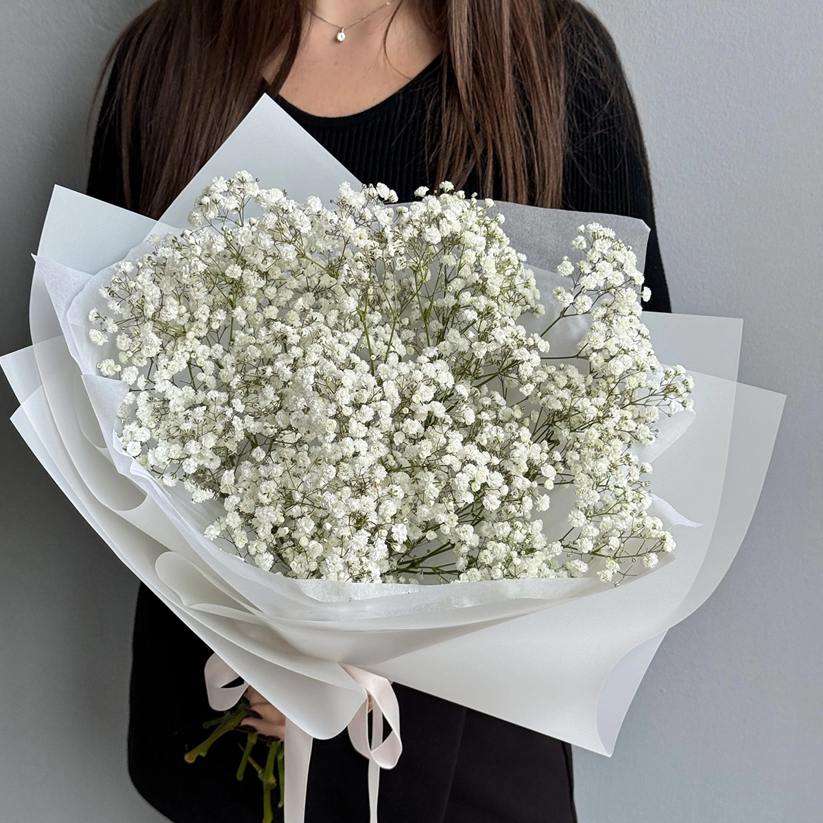 Bouquet of Gypsophila "White Mono"