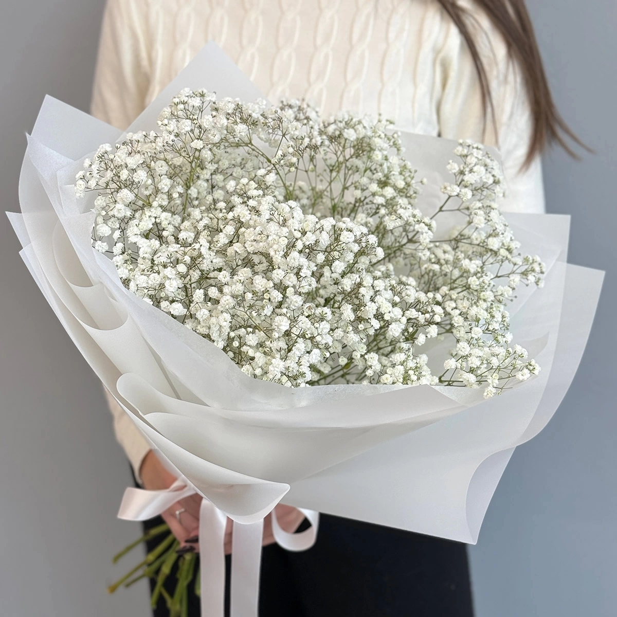 Bouquet of Gypsophila "White Mono"