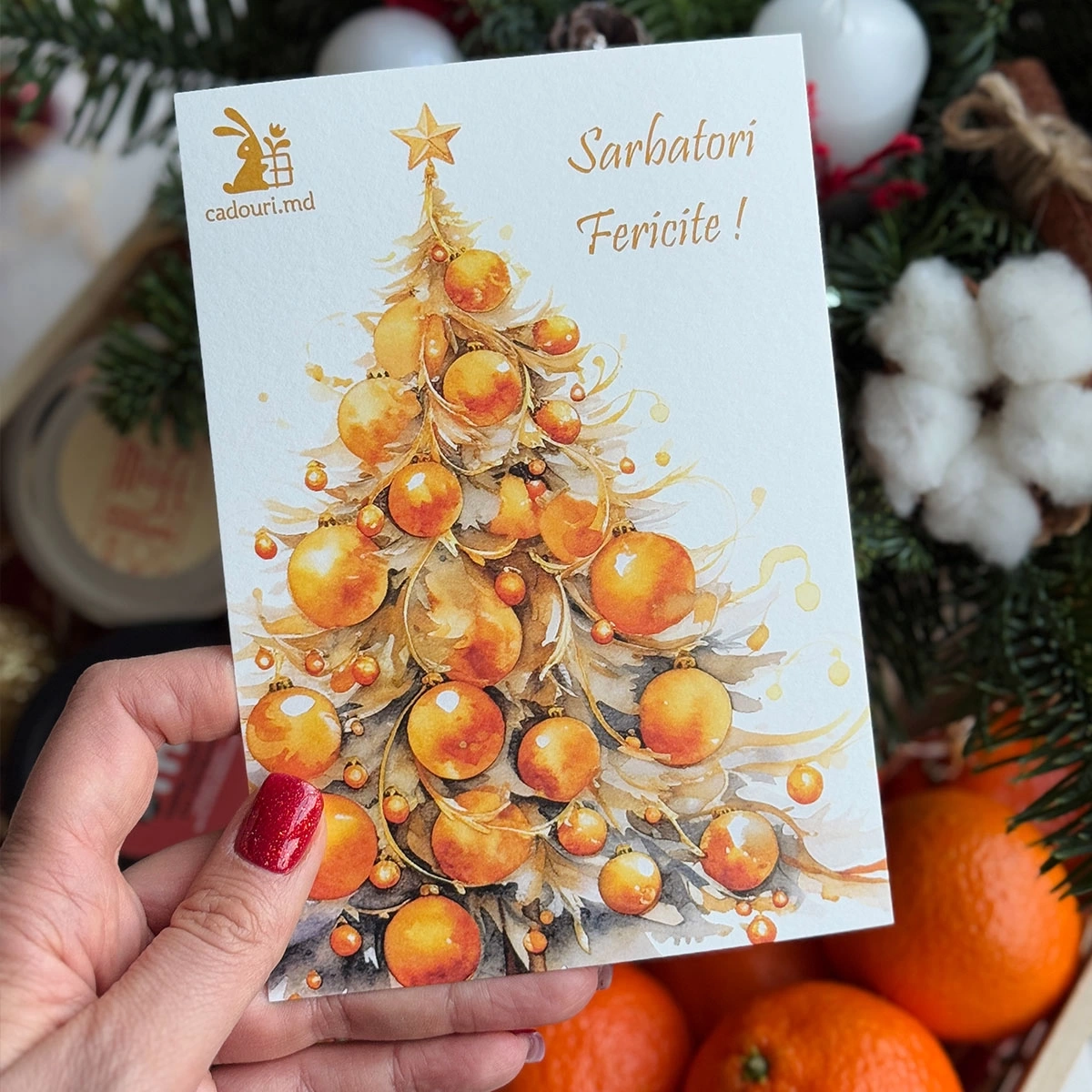 Postcard "Tangerine Tree"