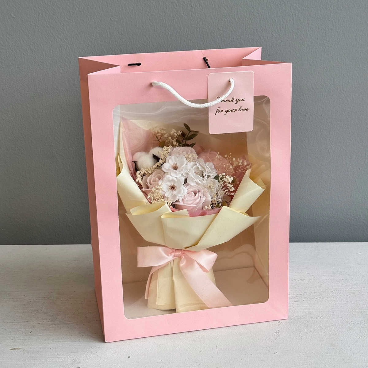 Bouquet of Soap Flowers for Corporate Gifts