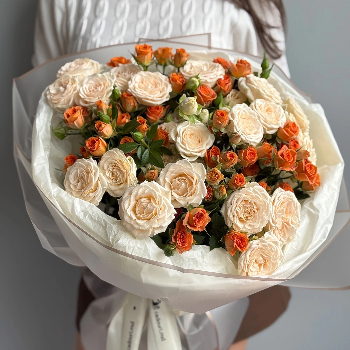 Buchet "Caramel & Mandarin"