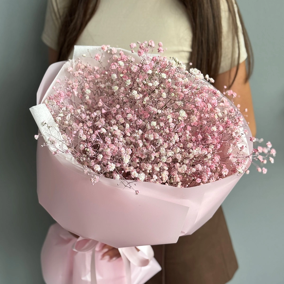 Buchet de Gypsophila "Petale Roz"