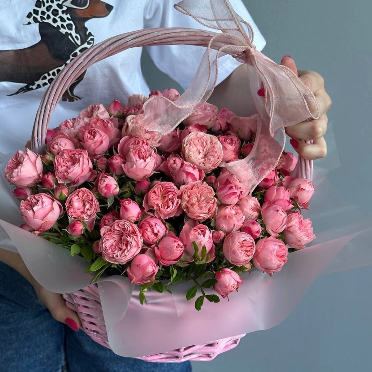Flower Basket "Morning in Provence"