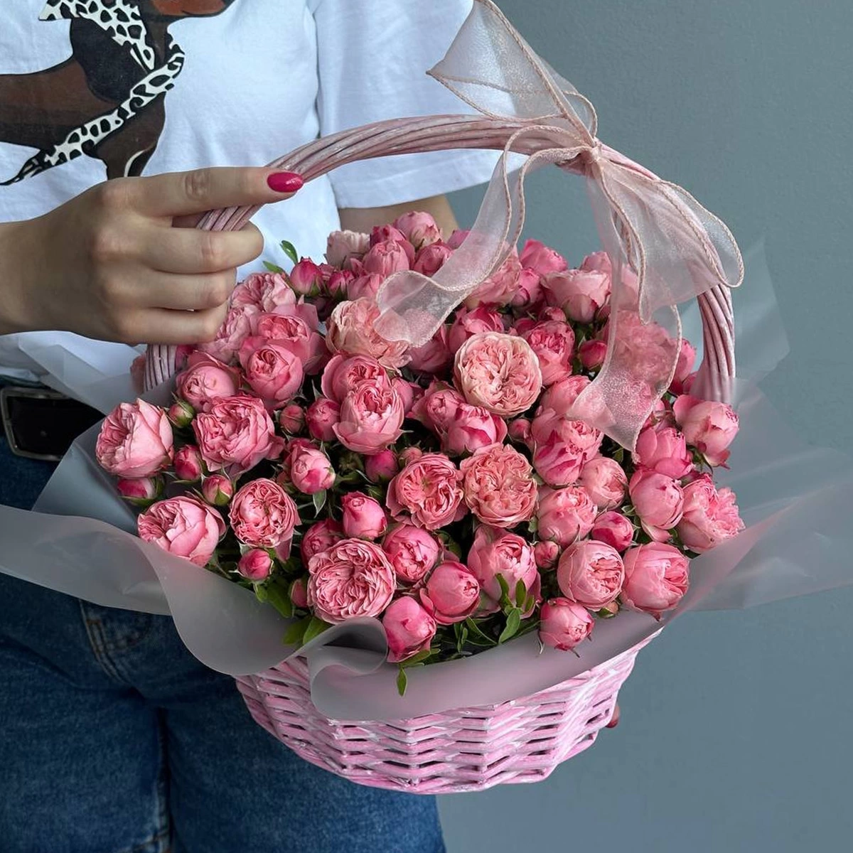 Flower Basket "Morning in Provence"