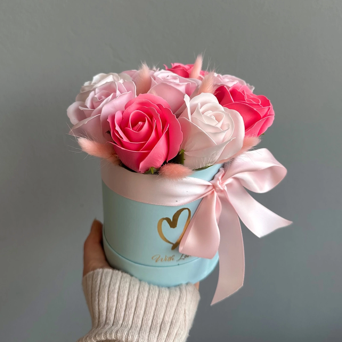 Mini Box with Soap Roses