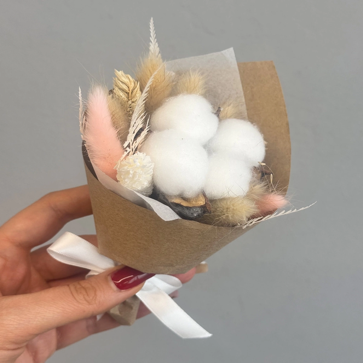 Buchet Mini cu Bumbac