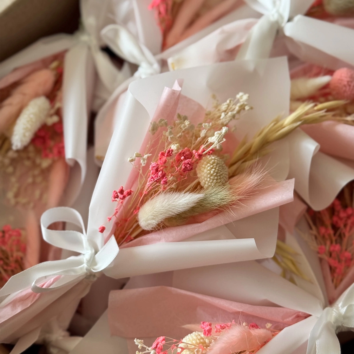 Buchet Mini Roz de Flori Uscate