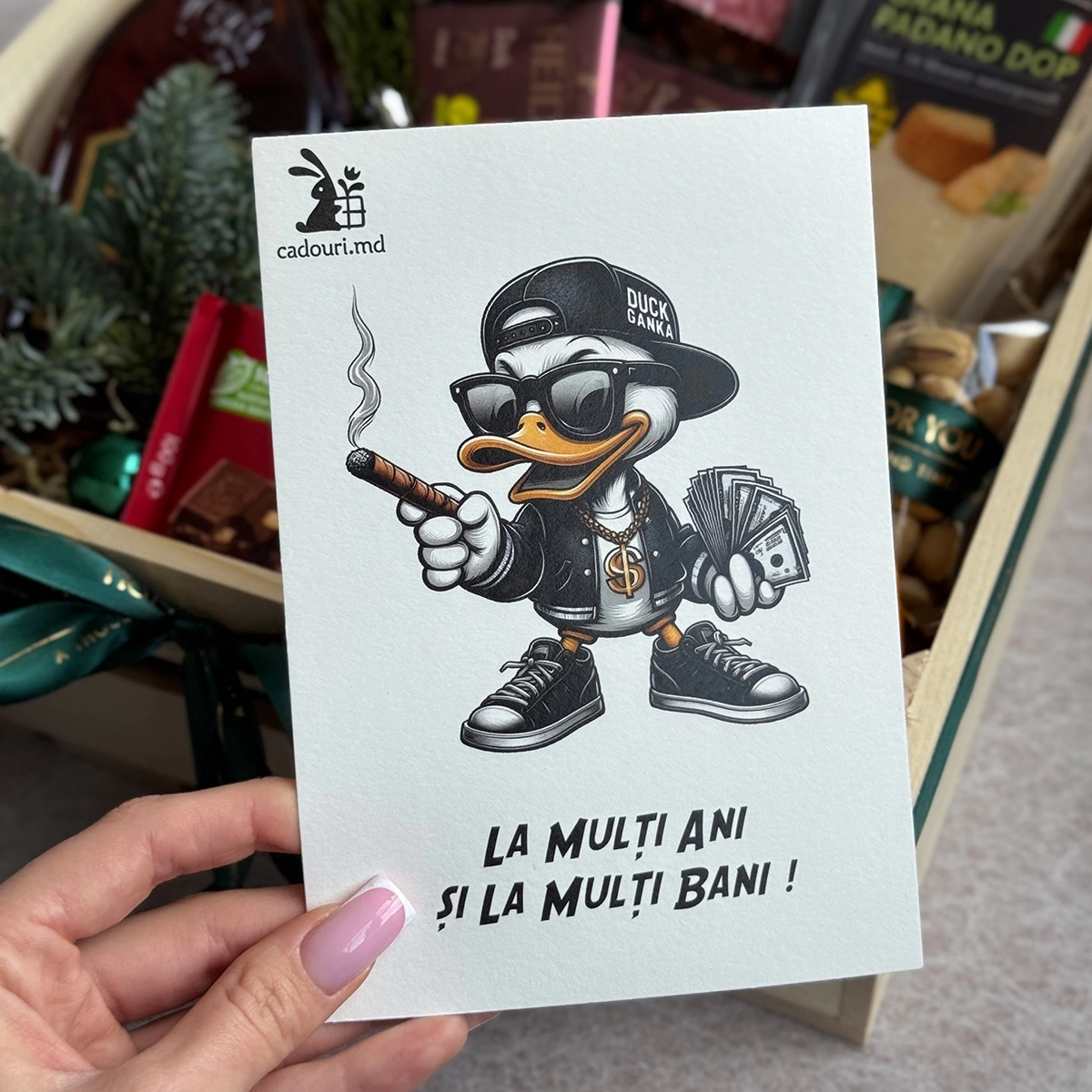 Открытка "Живи Долго и Богато»