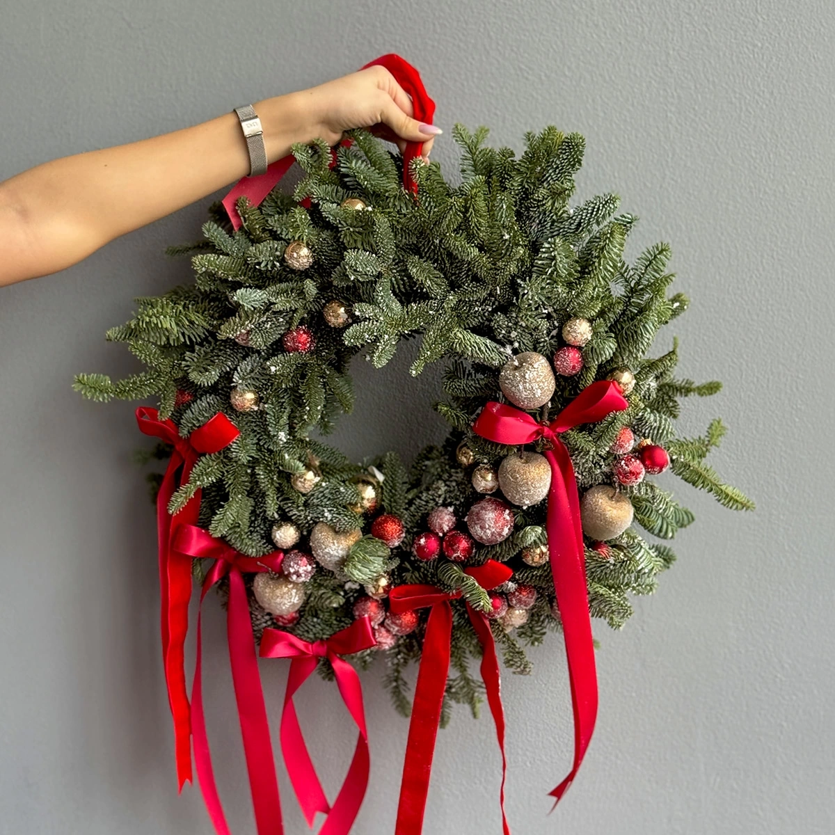 Spruce Wreath "Red Spirit"