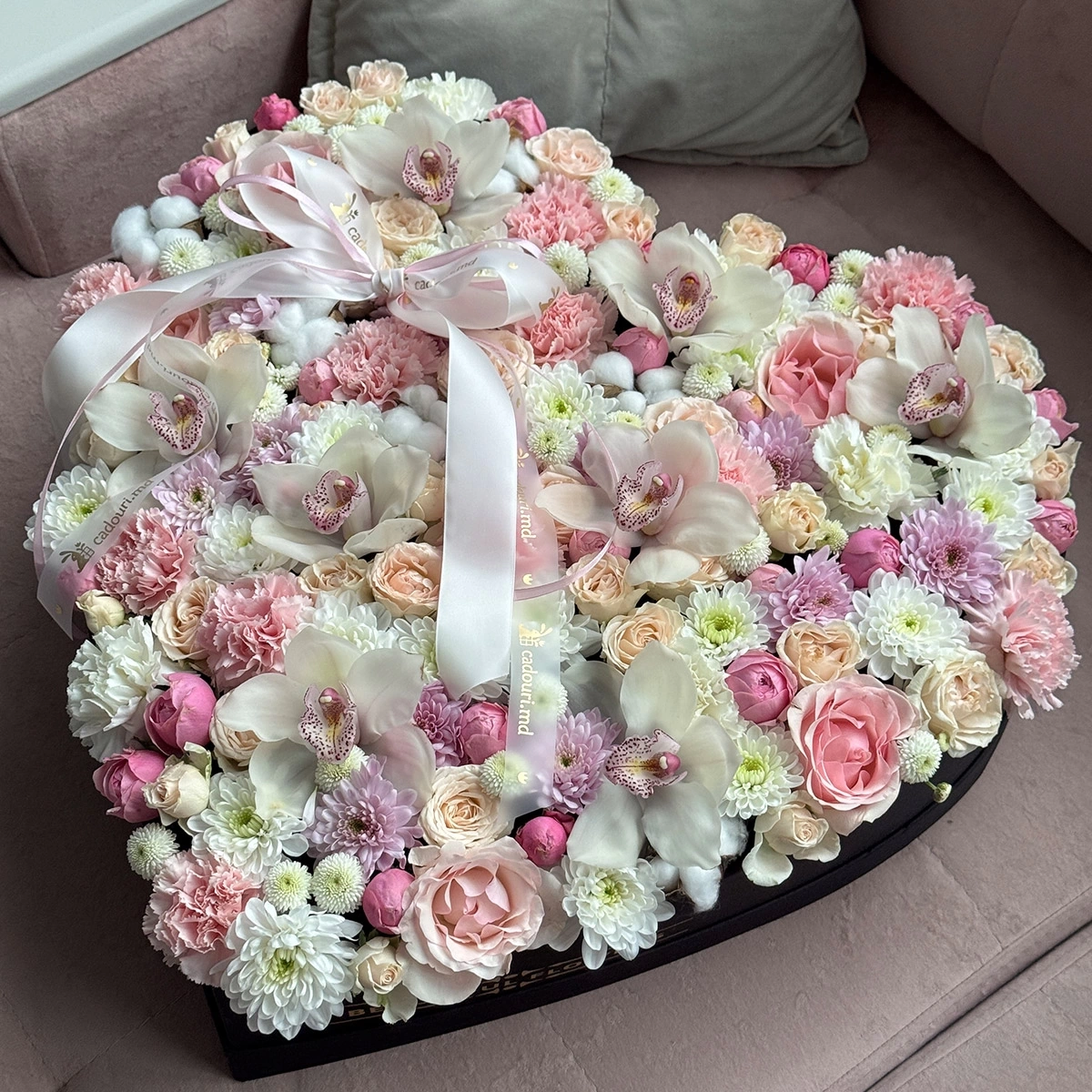 Big Heart with Flowers