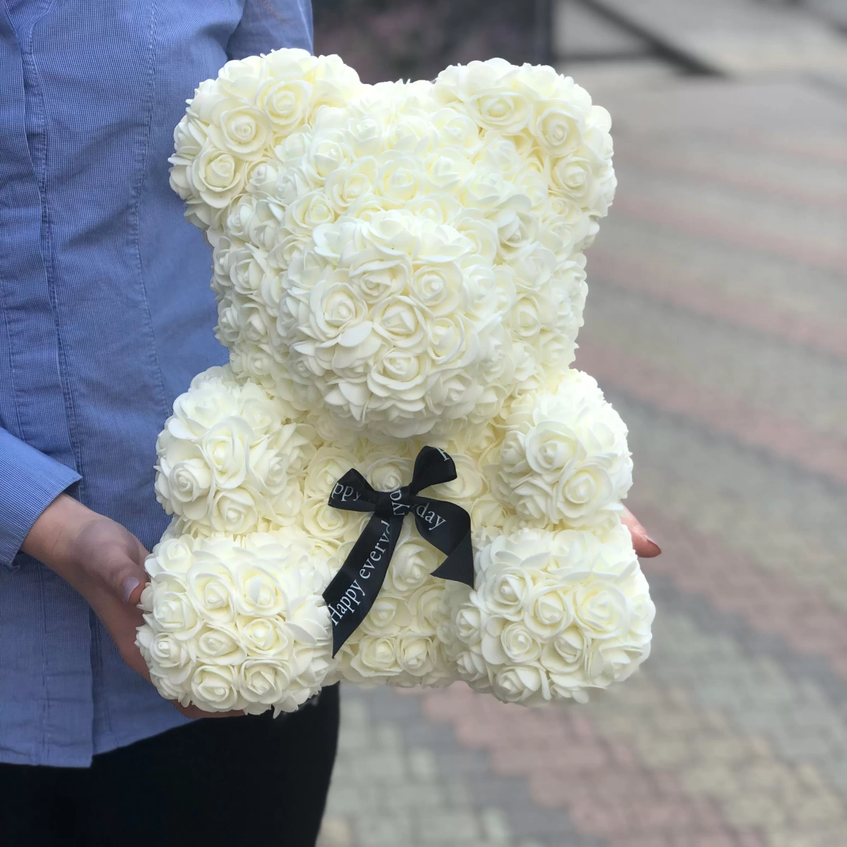 Flower Bear White