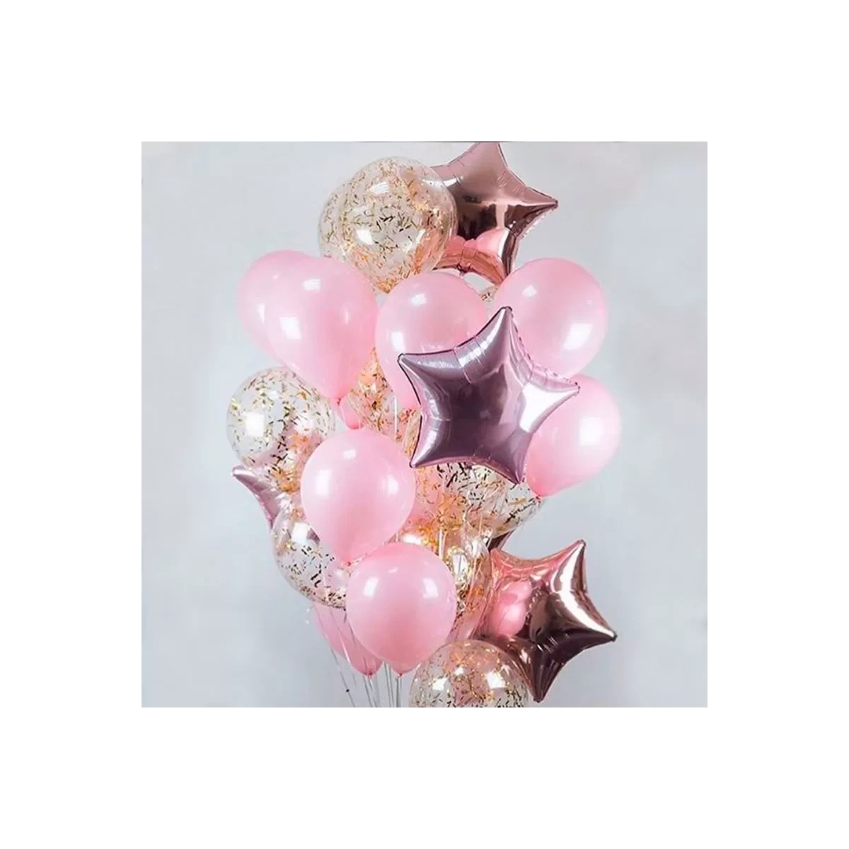 Helium Balloons "Pink Star"