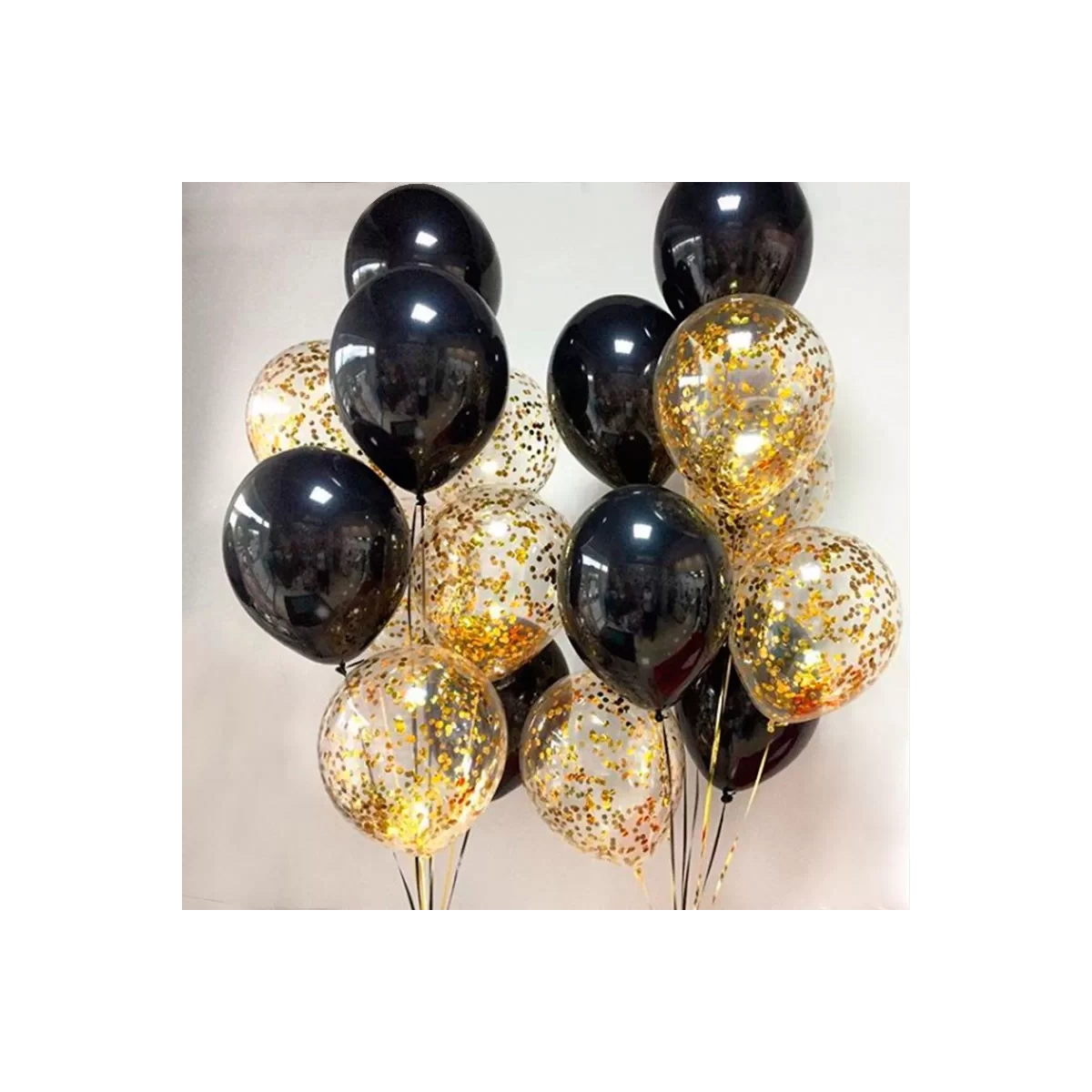 Helium Balloons "Black Gold"