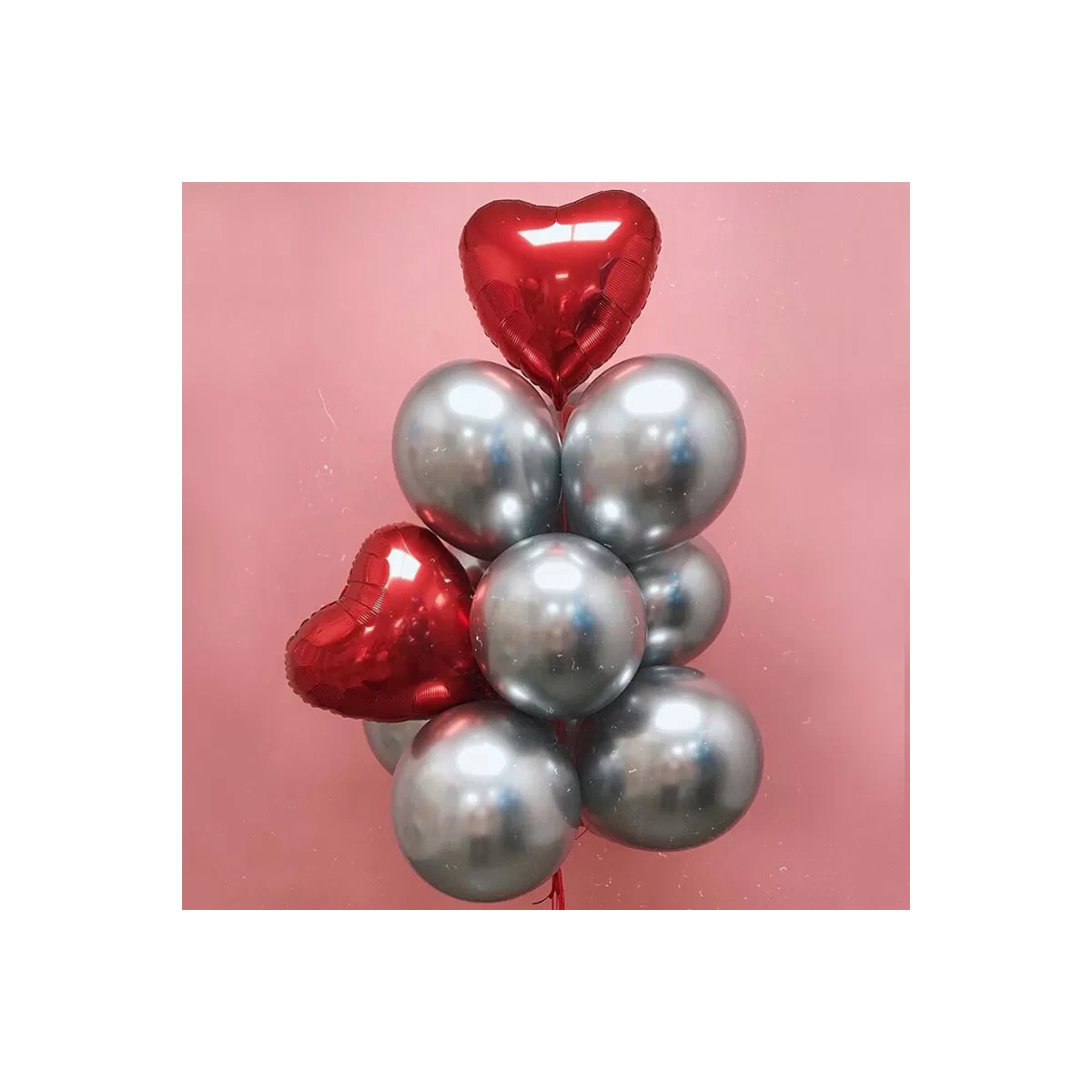 Helium Balloons "Metallic Love"