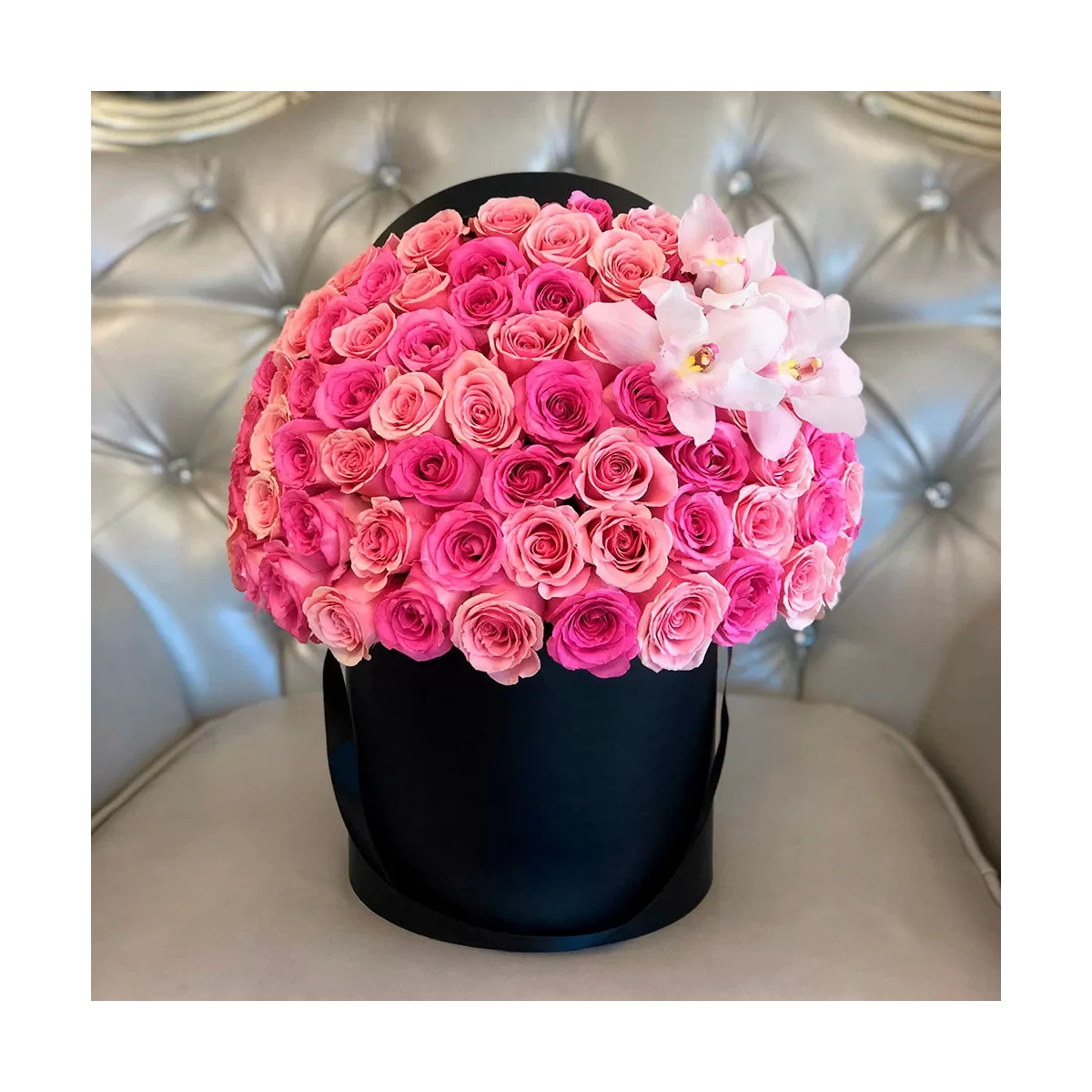 Flowers in a Box "Pink Orhid"
