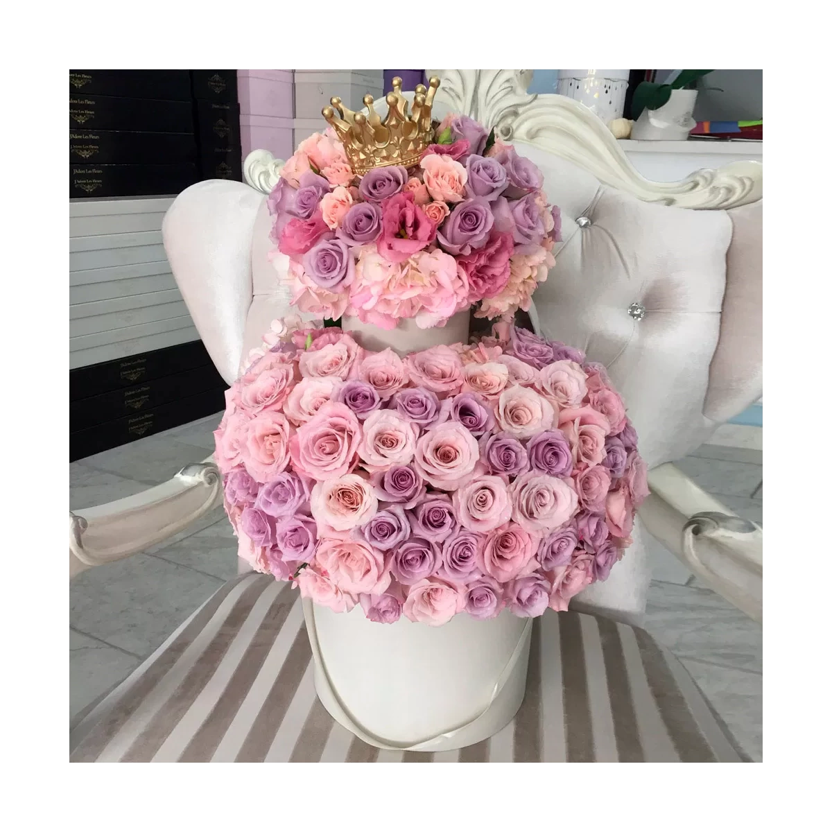Flowers in a Box "My Queen"