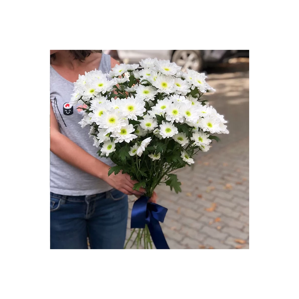 white chrysanthemums foto