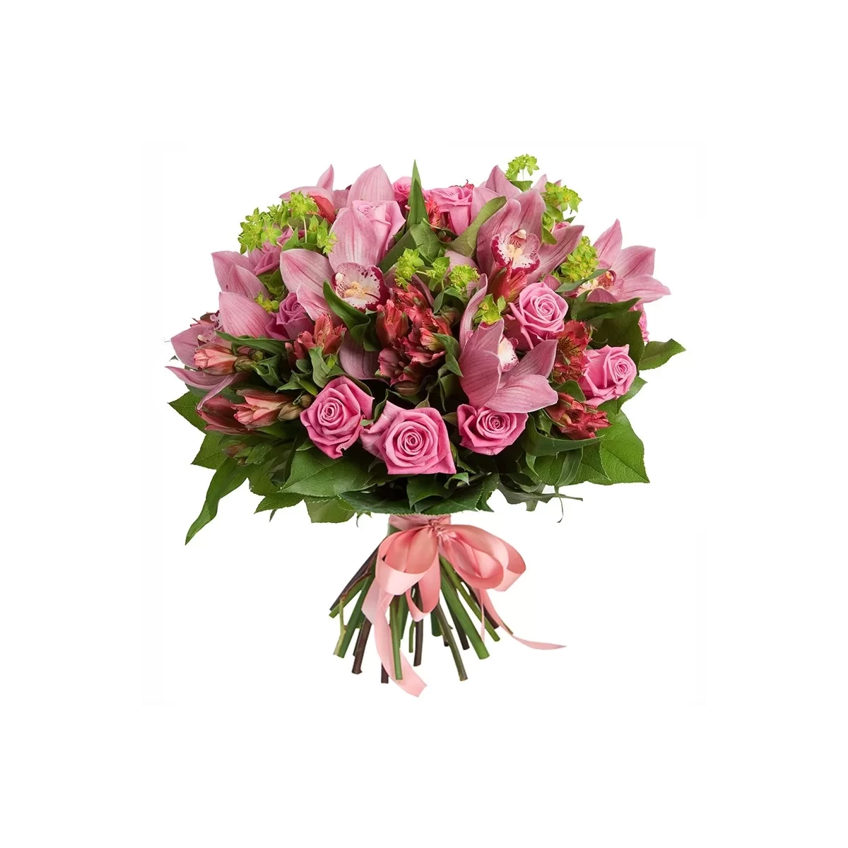 Buy bouquet with pink orchid with delivery Chisinau, Moldova
